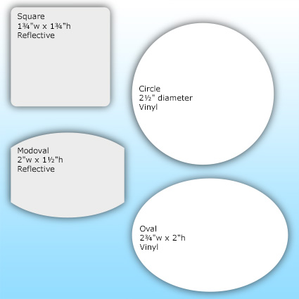 CurvKut Decals - Back Mount - 4 smaller sizes materials CurvKut Decals - Back Mount - 4 smaller sizes materials