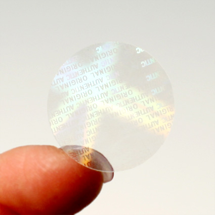 Hologram Tamper-Evident Decals - Circle Hologram Tamper-Evident Decals - Circle