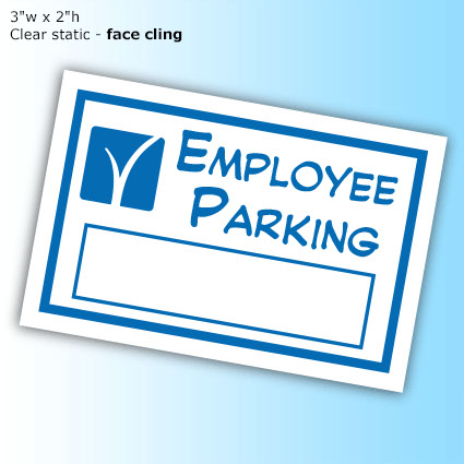 Square Kut Decals - 3"w x 2"h. Clear static - face cling Square Kut Decals - 3"w x 2"h. Clear static - face cling