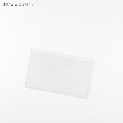 Adhesive Pockets - 3¾"w x 2 3/8"h Adhesive Pockets - 3¾"w x 2 3/8"h