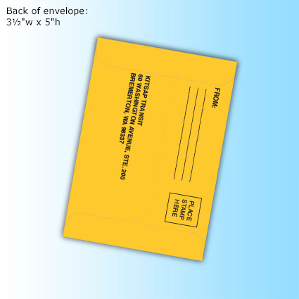 Carbon Tickets - back of Yellow envelope 3½"w x 5"h Carbon Tickets - back of Yellow envelope 3½"w x 5"h