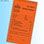 Carbon Tickets - front of Orange envelope 3½"w x 6½"h