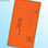 Carbon Tickets - back of Orange envelope 3½"w x 6½"h
