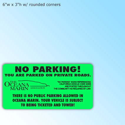 Warning Stickers - 6"w x 3"h w/ rounded corners Warning Stickers - 6"w x 3"h w/ rounded corners