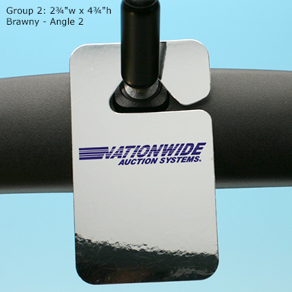 Chrome Hang Tags - Group 2: Brawny - Angle 2 Chrome Hang Tags - Group 2: Brawny - Angle 2