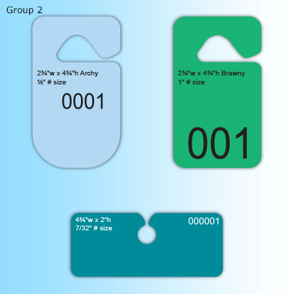 Chrome Hang Tags - Group 2 sizes Chrome Hang Tags - Group 2 sizes