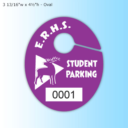 Create-A-Tag - 3 13/16"w x 4½"h - Oval Create-A-Tag - 3 13/16"w x 4½"h - Oval