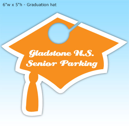 Create-A-Tag - 6"w x 5"h - Graduation hat Create-A-Tag - 6"w x 5"h - Graduation hat