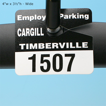 EconoTags - 4"w x 3½"h - Wide EconoTags - 4"w x 3½"h - Wide