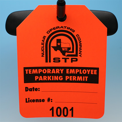 GigantaTag on rear view mirror GigantaTag on rear view mirror