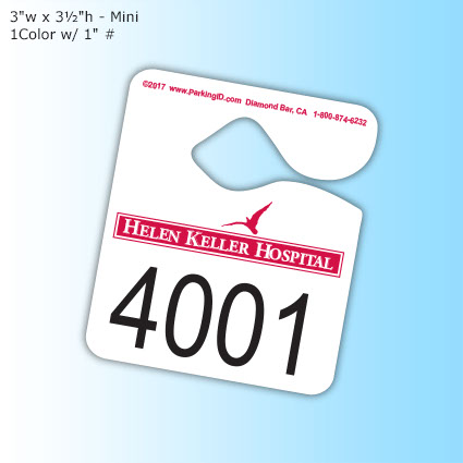 Hefty Hang Tags - 3"w x 2½"h - Mini. 1Color w/ 1" # Hefty Hang Tags - 3"w x 2½"h - Mini. 1Color w/ 1" #