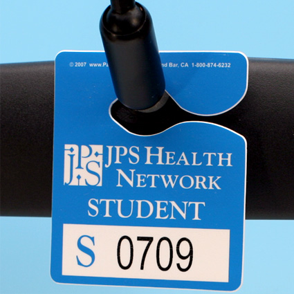 Hefty Hang Tags - Mini 3"w x 2½"h on rear view mirror Hefty Hang Tags - Mini 3"w x 2½"h on rear view mirror