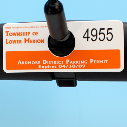 Hefty Hang Tags - Kwik 5"w x 2"h on rear view mirror Hefty Hang Tags - Kwik 5"w x 2"h on rear view mirror