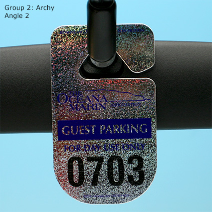 Holographic Hang Tags - Group 2: Archy - Angle 2 Holographic Hang Tags - Group 2: Archy - Angle 2