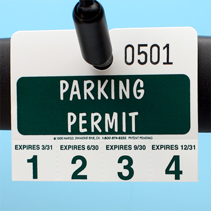 Kwik Detachable Hang Tag on rear view mirror Kwik Detachable Hang Tag on rear view mirror