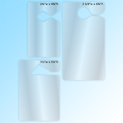 LamiTag (TM) - different cuts LamiTag (TM) - different cuts