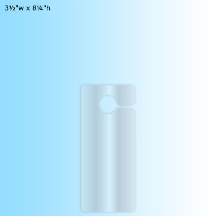 LamiTag (TM) - 3½"w x 8¼"h LamiTag (TM) - 3½"w x 8¼"h