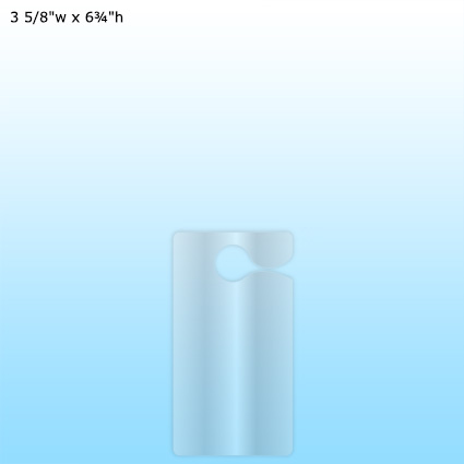 LamiTag (TM) - 3⅝"w x 6¾"h LamiTag (TM) - 3⅝"w x 6¾"h