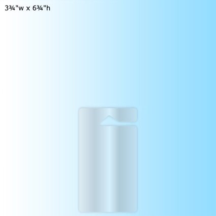 LamiTag (TM) - 3¾"w x 6¾"h LamiTag (TM) - 3¾"w x 6¾"h