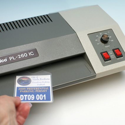 LamiTag (TM) - lamination starts LamiTag (TM) - lamination starts