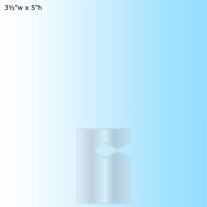 LamiTag (TM) - 3½"w x 5"h LamiTag (TM) - 3½"w x 5"h