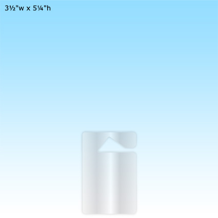 LamiTag (TM) - 3½"w x 5¼"h LamiTag (TM) - 3½"w x 5¼"h