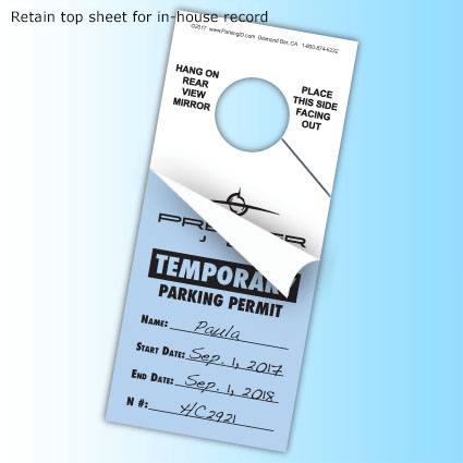 NCR Hanger - Retain top sheet for in-house record NCR Hanger - Retain top sheet for in-house record