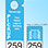 Parent Pick-Up Tag & Pass - Screen Printed. Tag: 2½"w x 6¾"h. Pass: 2¼"w x 3⅜"h.
