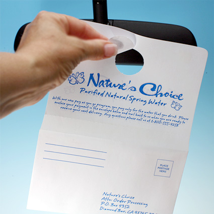 Pay Envelope w/ Hang Tag Receipt - removing the center hole
